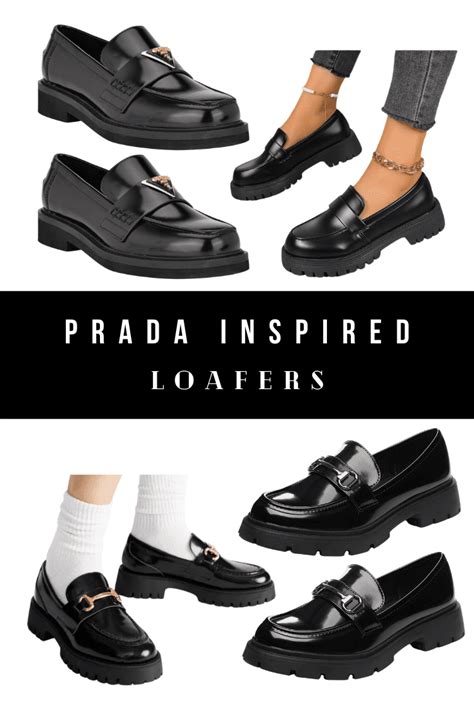 Prada loafers look alikes